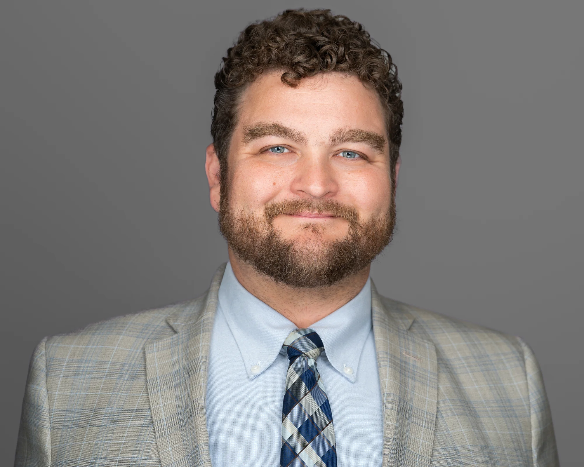 Professional headshot photographed at Macon Headshots